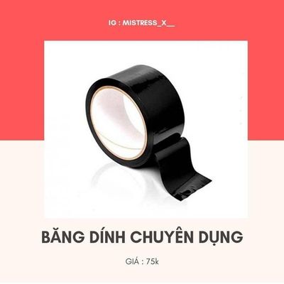 Băng dính bidism và bịt mắt dùng để trói nàng và chàng chính hãng