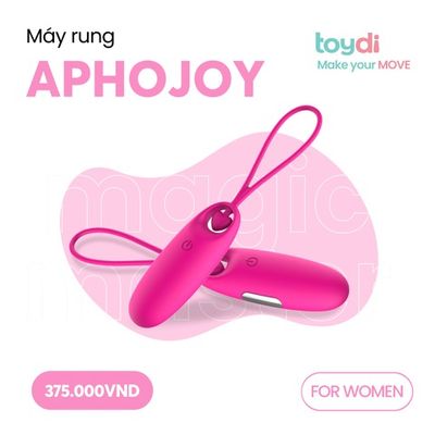 Trứng mini massage rung cao cấp dành cho cô bé giải toả Aphojoy Mini nhiều chế độ rung chính hãng 