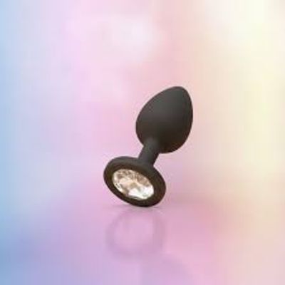 BUTTPLUG SILICONE ĐÍNH ĐÁ HUSH 2.8CM MỀM MỊN KHÍCH THÍCH HẬU