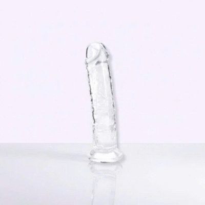 DƯƠNG VẬT GIẢ TRONG SUỐT GLEAM DILDO MỀM DẺO SIZE 15.5CM