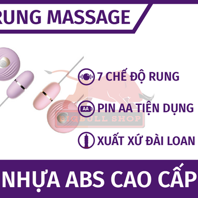 Trứng rung massage cho nữ giới giải toả Juile 7 Function of Vibration 7 chế độ rung cao cấp chính hãng