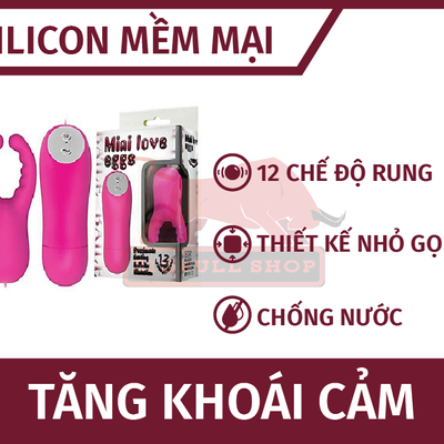 Trứng rung massage cho nữ giới giải toả Hình Càng Cua Mini Love chính hãng