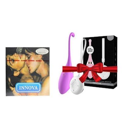 Bao cao su Innova + trứng rung điều khiển từ xa Leten Chính Hãng Cao Cấp