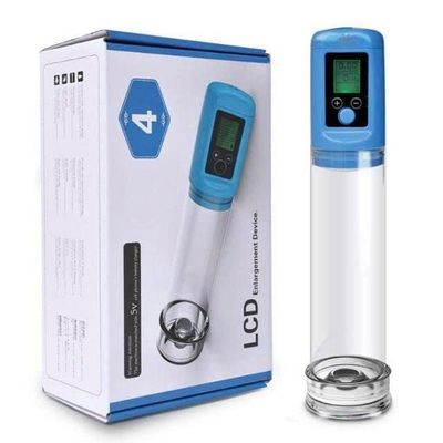 Máy Massage Tập Tăng Kích Thước Dương Vật Nam Giới Có 4 Chế Độ Hút Chân Không Màn hình LCD Cao Cấp