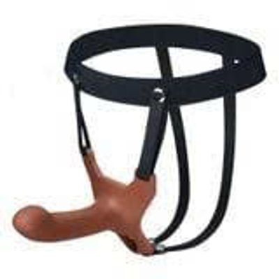 Dây Đeo Dương Vật Giả Rỗng Ruột Silicone Mềm Hỗ Trợ Sinh Lí Cho Nam Giới Trap On Dildo Jiuai Cao Cấp