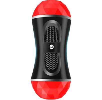 Âm đạo giả Dành cho nam giới thủ dâm Cầm Tay 2 Đầu Chữ M Jiual Silicone mềm mại Gân Gai chính hãng