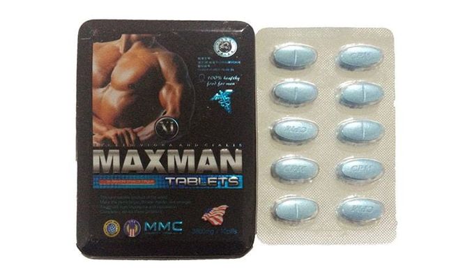 Viên uống tăng cường sinh lực và kéo dài dành cho nam  MAXMAN 10 viên