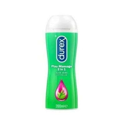 Gel tạo trơn siêu mượt lâu khô cấp ẩm Massage Body - Durex Aloe Vega - 2 in 1 - 200ml cao cấp chính hãng