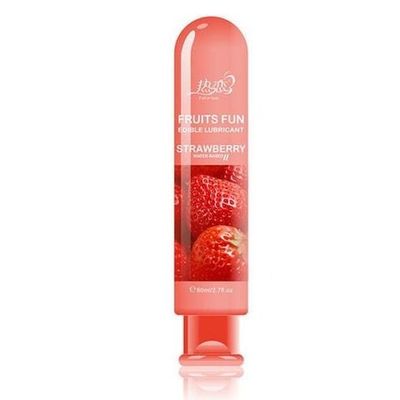 Gel tạo trơn siêu mượt lâu khô cấp ẩm  Hương Dâu ( Strawberry ) - 80ml, Gốc nước cao cấp chính hãng