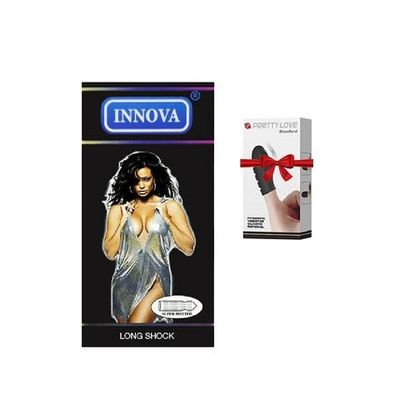 Bao cao su Innova siêu gai + massage đeo ngón tay Pretty Love