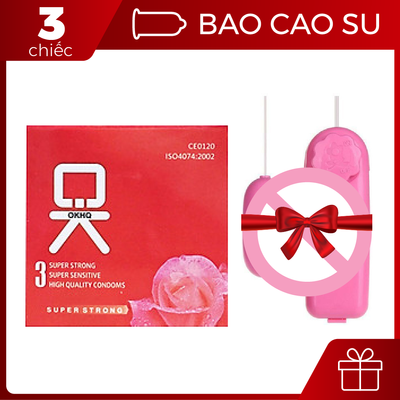 [Siêu combo] Bao cao su OK + trứng rung 1 đầu