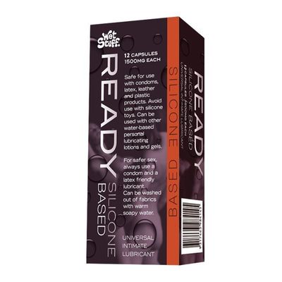 Gel tạo Trơn Viên Nang Dầu Silicone Wet Stuff Ready Hộp 12 Viên chính hãng