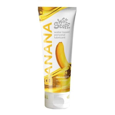Gel Làm tình bằng miệng và hậu môn - Wet Stuff Banana 100g - Hương Chuối Ngọt Ngào, Thơm Ngát chính hãng
