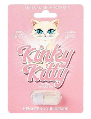 Viên uống cao cấp tinh chất thiên nhiên dành cho phái nữ Kinky Kitty HEIGHTEN YOUR DESIRE 1 Viên