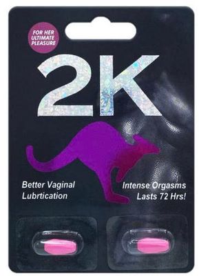 Viên uống tăng cường sinh lý nữ Kangaroo 2K Better Vaginal Lubrtication cao cấp 2 Viên 7 Ngày