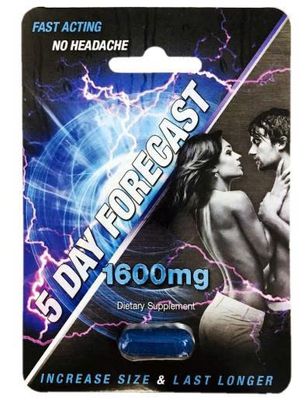 Viên uống tăng cường sinh lý nam 5 Day Forecast 1600mg cao cấp 1 Viên 7 Ngày