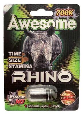 Viên uống cao cấp tinh chất thiên nhiên dành cho phái mạnh Awesome Rhino 700K 1 Viên