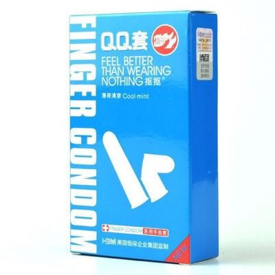 Bao Cao Su Ngón Tay Pleasure More - Tinh chất Bạc Hà - Hộp 10 Cái