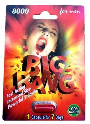 Viên uống cao cấp tinh chất thiên nhiên dành cho phái mạnh Big Bang 8000mg Fast Acting 1 Viên