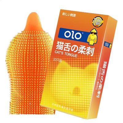 Bao Cao Su Olo Cat 's Tongue - Nhiều Gai - Hộp 10 Cái