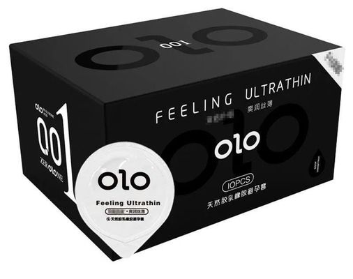 Bao Cao Su Olo 0.01 Hyaluronic Acid - Hộp Đen - 10 Cái