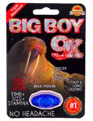 Viên uống cao cấp tinh chất thiên nhiên dành cho phái mạnh Big Boy 9X Triple Maximum 1 Viên