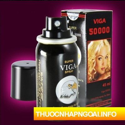 Chai Xịt Kéo Dài Thời Gian Nam giới Viga 50000 Delay Spray Chính Hãng