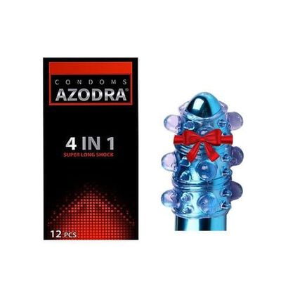 Bộ sản phảm phẩm quà tặng giá rẻ BCS Azodra hộp 12 chiếc + Đôn Khúc Thân dương vật Nam Giới Có Bi Chính Hãng