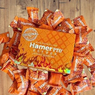 Kẹo hỗ trợ kéo dài và cường dương nam HamerPro Malaysia 66F86F Vị Mật Ong 32 viên chính hãng