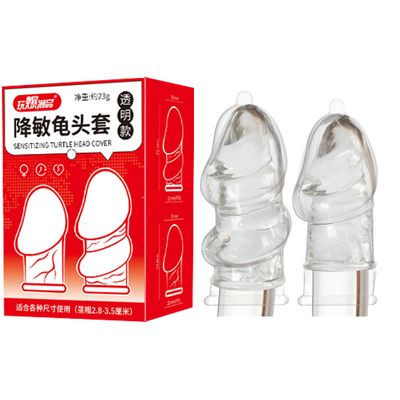 Bao đôn dên tăng kích thước dương vật silicon loại đầu rỗng