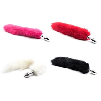 Phích cắm BDSM ĐUÔI CÁO ĐƠN SẮC PLUG KIM LOẠI cao cấp chính hãng