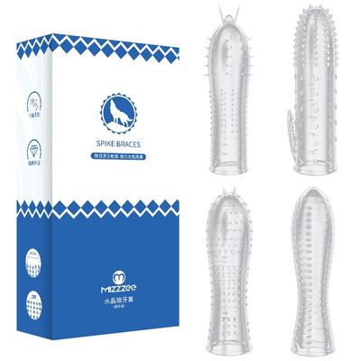 Bao cao su đôn dên gai BỘ 4 ĐÔN DÊN MIZZZEEE cao cấp chính hãng