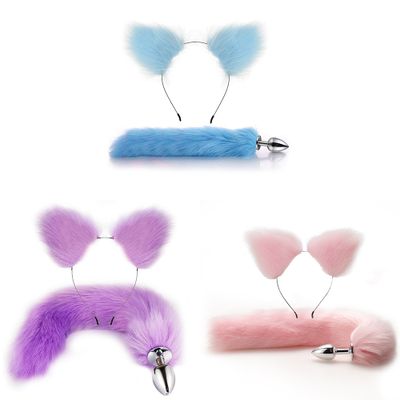 Set BDSM BỘ TAI & ĐUÔI CÁO cao cấp chính hãng