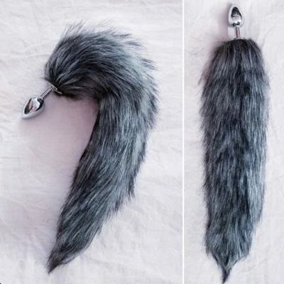 Phích cắm BDSM ĐUÔI CÁO MUỐI TIÊU PLUG KIM LOẠI cao cấp chính hãng