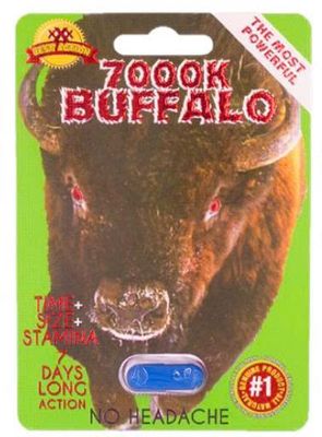 Viên uống tăng cường sinh lý nam Buffalo 7000K cao cấp 1 Viên 7 Ngày