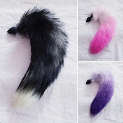 Phích cắm BDSM ĐUÔI CÁO SILICON LÔNG XÙ cao cấp chính hãng