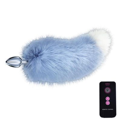 Phích ĐUÔI CÁO XANH PHI DẠ ĐIỀU KHIỂN LẮC BDSM điềun khiển từ xa cao cấp chính hãng