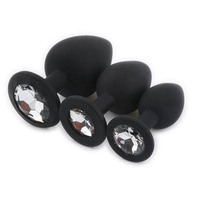 Phích cắm hậu môn BUTT PLUG SILICON ĐEN cao cấp chính hãng