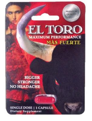 Viên uống cao cấp tinh chất thiên nhiên dành cho phái mạnh El Toro Mas Fuerte 1 Viên