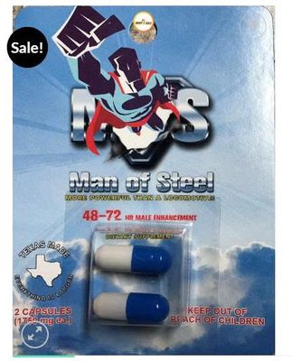 Viên uống tăng cường sinh lý nam Man Of Steel ME-72 cao cấp 2 Viên 7 Ngày