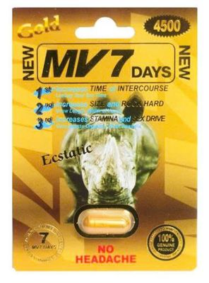 Viên uống tăng cường sinh lý nam MV7 Gold 4500mg cao cấp 1 Viên 7 Ngày