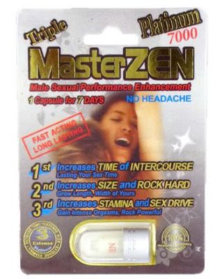 Viên uống tăng cường sinh lý nam Master Zen Platinum 7000mg cao cấp 1 Viên 7 Ngày