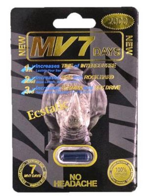 Viên uống tăng cường sinh lý nam MV7 Black 2000mg cao cấp 1 Viên 7 Ngày