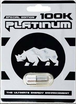 Viên Uống Rhino Platinum 100000mg Hỗ Trợ Sức Khỏe Sinh Lí Duy Trì 7 Ngày Sung Mãnh Cho Nam - 1 Viên
