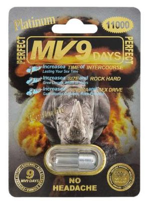Viên uống cao cấp tinh chất thiên nhiên dành cho phái mạnh MV9 Platinum 11000mg 1 Viên