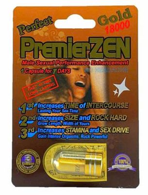 Viên uống tăng cường sinh lý nam Premier Zen Gold 18000mg Perfect Edition cao cấp 1 Viên 7 Ngày