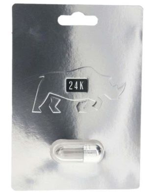 Viên uống tăng cường sinh lý nam Rhino Platinum 24K cao cấp 1 Viên 7 Ngày