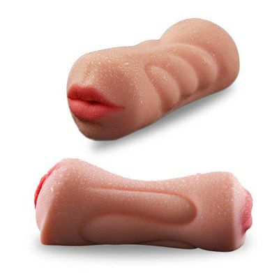 Âm Đạo Giả Silicone Nhỏ Gọn Cầm Tay 2 Đầu Hỗ Trợ Sinh Lí Nam Giới Chính Hãng