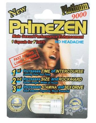 Viên uống cao cấp tinh chất thiên nhiên dành cho phái mạnh Prime Zen Platinum 9000mg New White 1 Viên