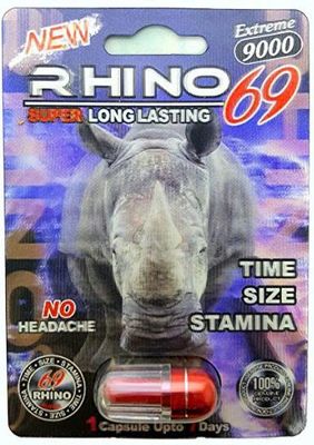 Viên uống cao cấp tinh chất thiên nhiên dành cho phái mạnh Rhino 6969 9000mg Extreme Purple New 1 Viên